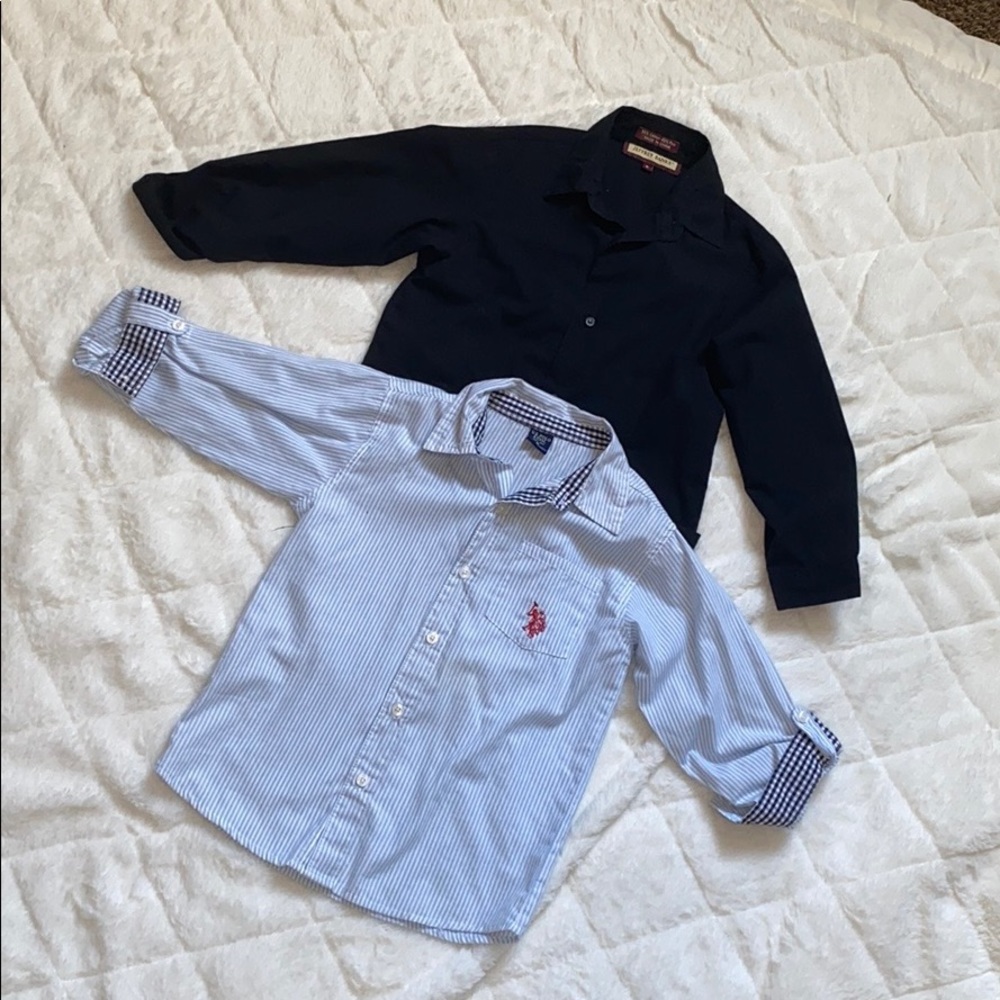 2 dress shirts for boys